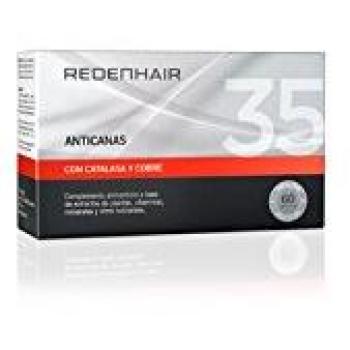 REDENHAIR - Cápsulas Anticanas - Pastillas Anticanas - Tratamiento Anticanas Cabello - Anticanas Cabello Mujer y Hombre - 60 Cápsulas