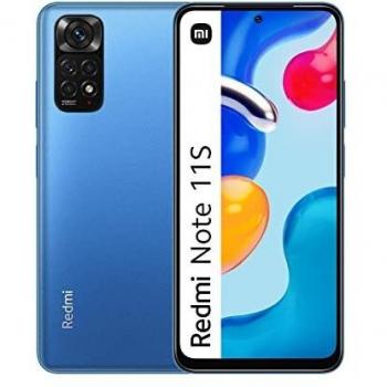 Xiaomi Redmi Note 11S - Smartphone 6+128GB, Pantalla AMOLED 6.43 90Hz FHD+, MediaTek Helio G96, cámara Profesional 108MP, 5000mAh, Twilight Blue