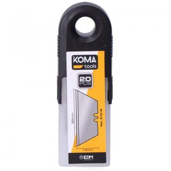 Set de 20 Cuchillas de Recambio para Cúter 91016 Koma Tools