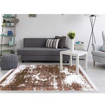 Homemania HALI-03923 - Alfombra Estampada Faded 2 Estampada, Moderna, Multicolor de Tela, 80 x 120 x 0,1 cm
