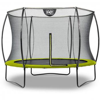 Cama elástica Exit Silhouette 244 cm con red de seguridad