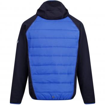 Regatta Andreson IV - Chaqueta con Capucha para Hombre, Ligera, Repelente al Agua y Aislante, elástica, híbrida, Hombre, Color Deep Teal/Burnt Salmon, tamaño XX-Large