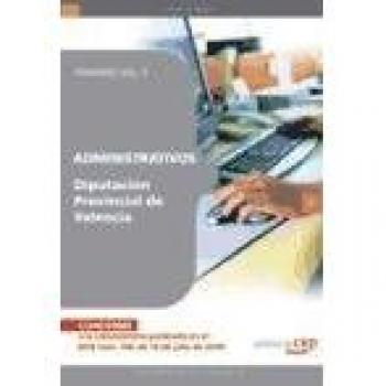 Administrativos Diputación Provincial de Valencia. Temario Vol. II.