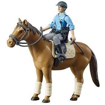 Bruder Bworld Policía Montada con Caballo y Accesorios 62507