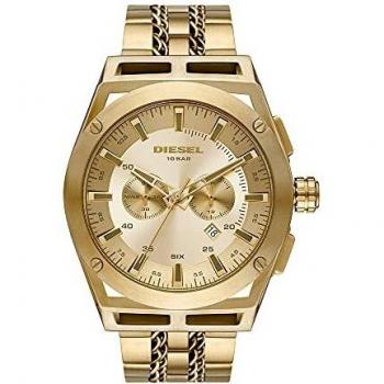 Reloj Diesel GRIFFED Acero Inoxidable 44mm Resistente Al Agua con Cronógrafo DZ4577