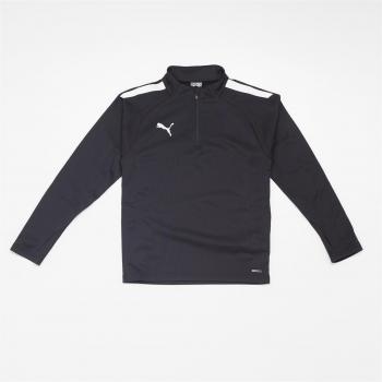 Puma Teamliga Kids Sweatshirt - Black - Size 14