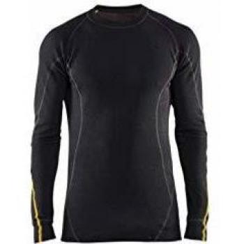 Blakläder Flame-Resistant Undershirt, Black, Unisex Size: XL