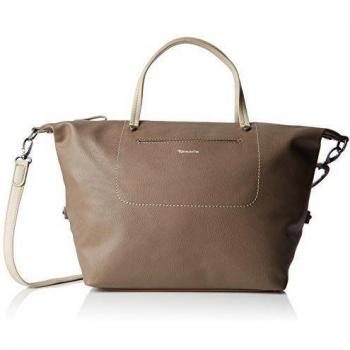 TamarisPAULINE Bowling Bag - Bolso bolera Mujer
, color Beige, talla 38x23x16 cm