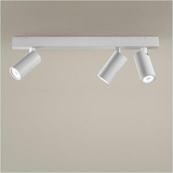 Foco de acero blanco Simply Aluminium 3 bombillas 12,2cm GU10 7W