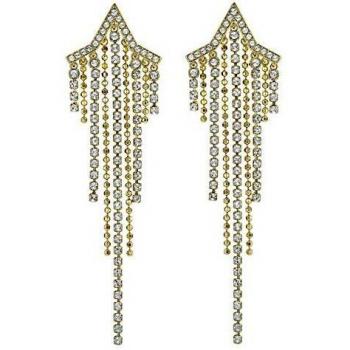 Swarovski Largos aretes espumoso en Forma de Estrella, Chapado en Oro de la 5504571