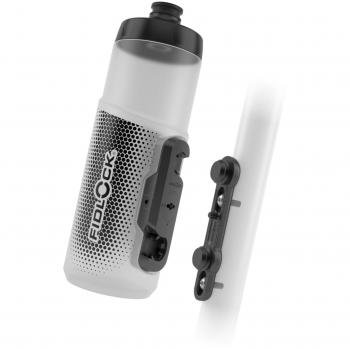 Bidón Fidlock Twist 600 ml Transparente con Base para Bicicleta