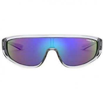 Arnette Unisex Transparent Resin Sunglasses with Blue Lens A42642634y730