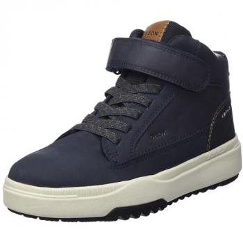 Botín Geox Bunshee Abx Niño Azul Marino/Negro, Impermeable y Transpirable, Talla 28 EU