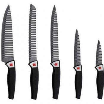 Renberg Set de de 5 Cuchillos de Acero Inoxidable