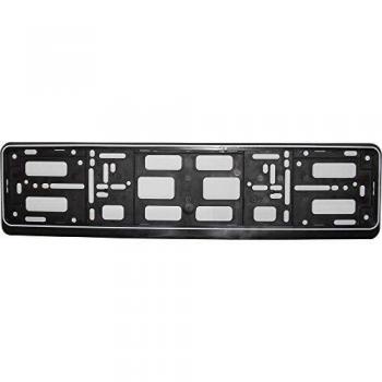 Soporte de Placa de Matrícula Plástico Negro HP (L x W x H) 15 x 530 x 135 mm