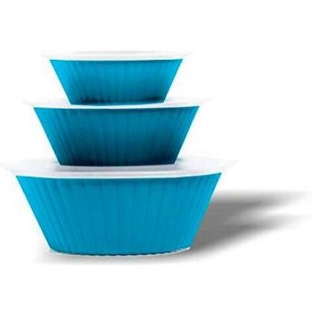 Set de 3 Ensaladeras Dorica con Tapa Ecoplast