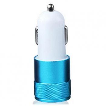 Westeng Cargador de Coche Doble Puerto USB Adaptador Automóvil Para Teléfonos Móviles Android IOS 2A,1Pcs Azul