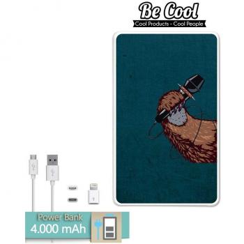 Becool® - Batería Externa Power Bank 4000 mah + Gratis 1 cable USB-MicroUsb