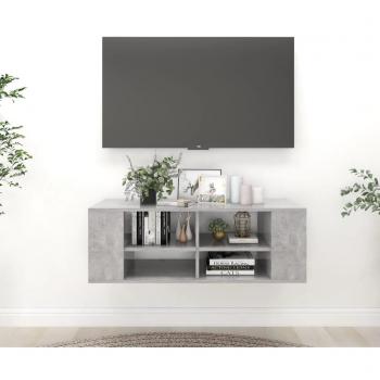 Mueble de pared para TV vidaXL madera contrachapada 102x35x35 cm, Mueble de Salon, Mueble TV, Mueble Televisor, Mesa de TV; Mueble de pared para TV vidaXL aglomerado