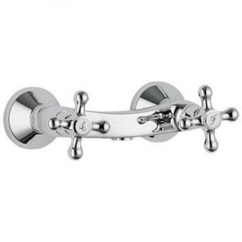 Tres Griferia - Grupo Ducha Ducha De Mano Anticalcárea Con Soporte Orientable. Flexo Doble Engatillado