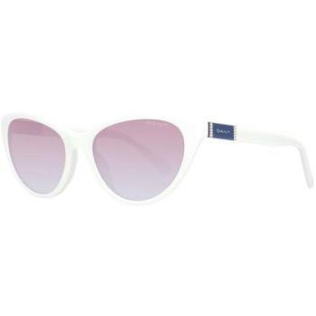 Gant Women's Cat Eye Sunglasses GA8091 Ivory 55 with Brown Gradient Lenses