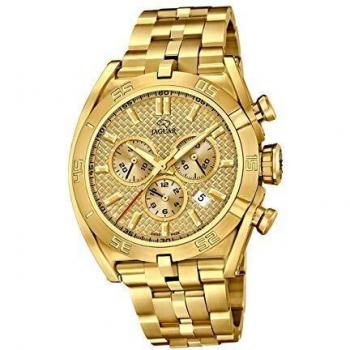 Reloj Cronógrafo Jaguar Executive J853/2 para Hombre con Esfera Champagne y Caja de Acero Inoxidable Dorado 316l
