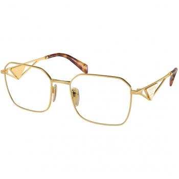 Prada Women's Prescription Glasses Gold PR A51V 5AK1O1