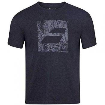 Babolat Exercise Big Flag tee Men Camiseta, Hombre, Black HTHR, M