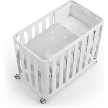 Cotinfant Minicuna Doco Colecho Bear Gris Blanco 90x50
