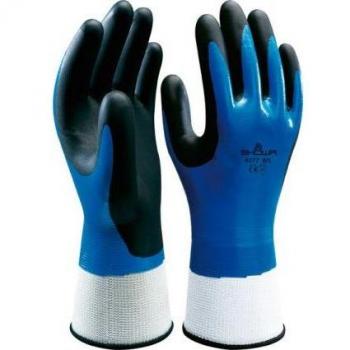 Guante nitrilo talla-10 azul de 3l caja de 12 unidades