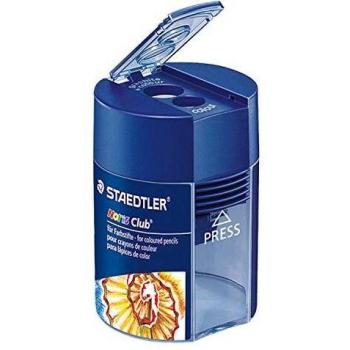 Sacapuntas Staedtler Doble con Depósito Metálico