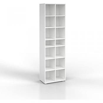Zapatera Paris, Blanco, 54.2 x 183.3 cm, 14 Compartimentos Vicco