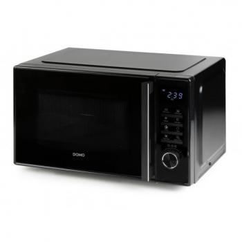 Microondas Domo DO22501G 900W con Grill y Temporizador, Capacidad 25L, Color Negro