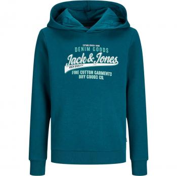Jack & Jones Junior JJELogo Sweat Hoodie 2Col Hoodie Sweater Blue