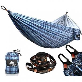 NATUREFUN Hamaca Ultraligera para Camping | 300 kg de Capacidad de Carga
