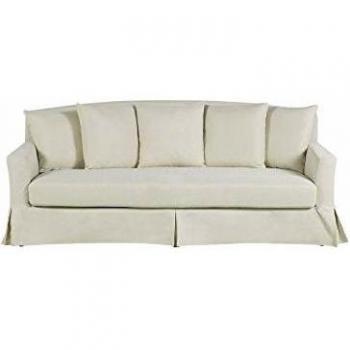 Sofá de 3 Plazas Beige con Fundas Extraíbles y Confort Clásico para Salón Moderno y Tradicional Gilja