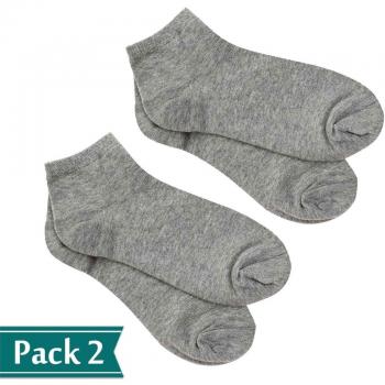 Calcetin Corto Pack 2 Punto liso