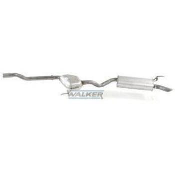 Silencioso Trasero Walker 21043 - Silenciador posterior para vehículos, diseñado para reducir el ruido del escape, fabricado con materiales de alta calidad, fácil instalación, compatible con múltiples modelos de automóviles