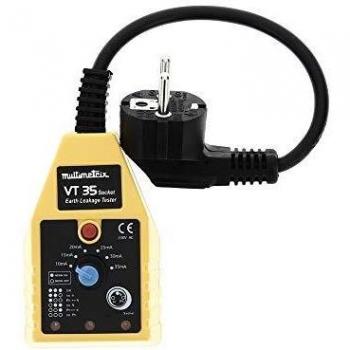 Probador de RCD Multimetrix VT 35, prueba AC, CAT II 250 V con LED