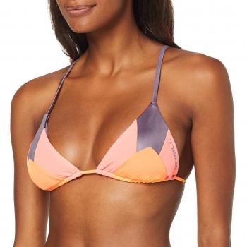O'Neill PW Capri Shiney Top Bikinis - Bikinis para Mujer, Mujer, 9A8532, Pink AOP, Talla 34/36