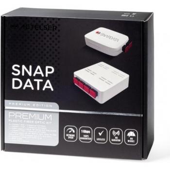ACTESLER Kit Premium Snap Data de Fibra Optica Plástica