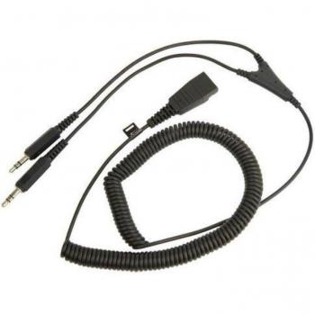 Cable GN Jabra de 2m con conector QD/PC