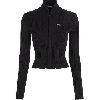 Tommy Jeans Women's Black Textured Blazer, Size M