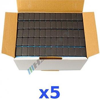 5 X 6KG 30KG Negro Contrapesos 12x5g Pesos Adhesivos 200 Perno Tira Adhesiva