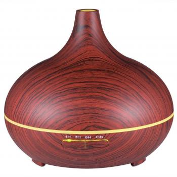 VicTsing 300ml Humidificador Ultrasónico Aromaterapia, Difusor de Aceites Esenciales de Vapor Frío, 7-Color LED y 4 Ajustes de Tiempo, Auto- Apaga, Perfecto para Hogar, Oficina, Bebé, Dormitorio y Baño, etc