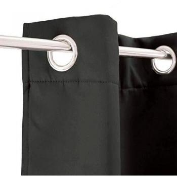 Cortina opaca resistente 140 x 250 cm Gris Antracita