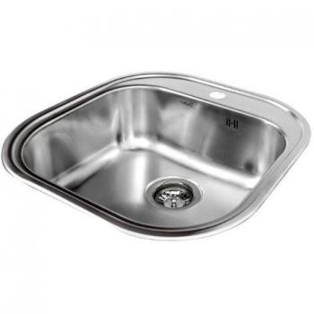 Cata 2612101 Acero Inoxidable Modelo CS-1 | Ancho de 45 cm | Fregadero Sobre Encimera | 1 Cubeta Cuadrada, 400 x 360 mm