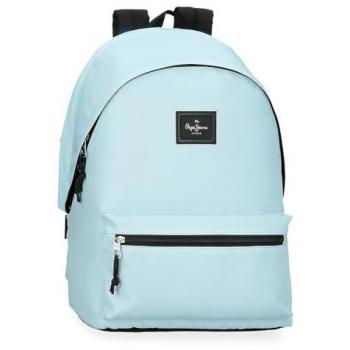 Mochila Pepe Jeans Aris Colorful 24L para Portátil de Doble Compartimento, Compatible con Dispositivos de Hasta 15,6 Pulgadas, Dimensiones 31x44x17,5 cm, Fabricada