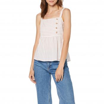 Vero Moda Vmcoco Stripy Singlet Top Wvn Camiseta sin Mangas,