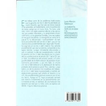 La Garantía Non Bis In Idem y el Procedimiento Administrativo Sancionador